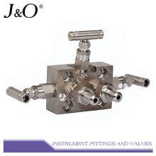 Valve d&#39;instrumentation en acier inoxydable 3valve Manifolds